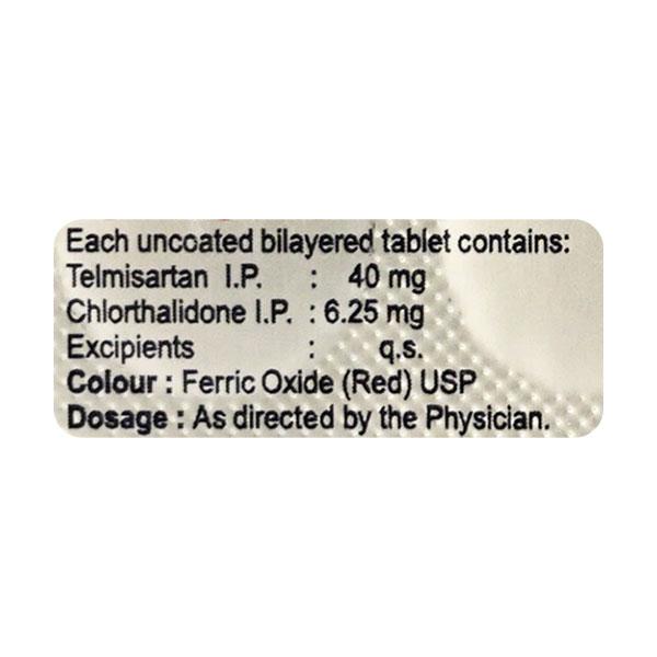 Telmurix 40/6.25mg Tablet 10'S - Hypertension-Ang