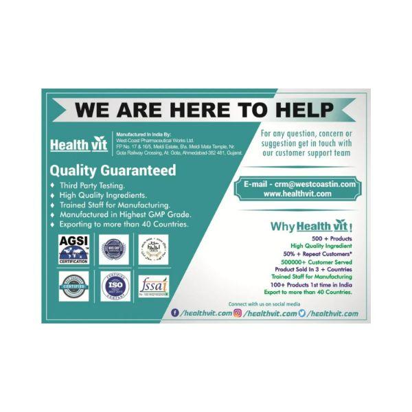 Healthvit Resveratrol 250 Mg- Capsules 60's - Herbal Dietary Supplement