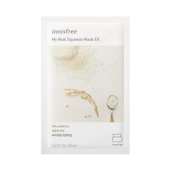 Innisfree My Real Squeeze Mask - Rice 20 ml