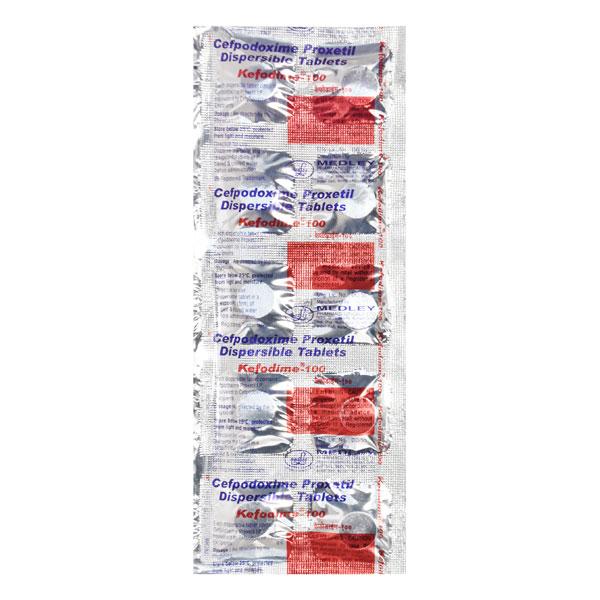 Kefodime 100mg Tablet 10'S - Bacterial Infections-Cep