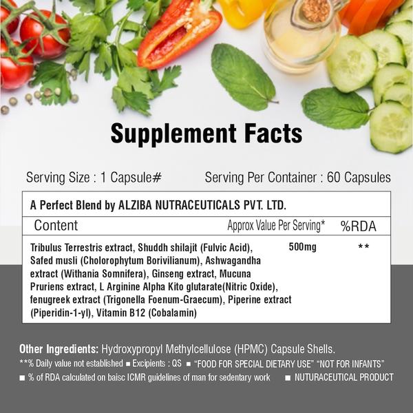 The Curen Spurmaxx Advanced Male Vitality Veg Capsule 60's - Sexual Care