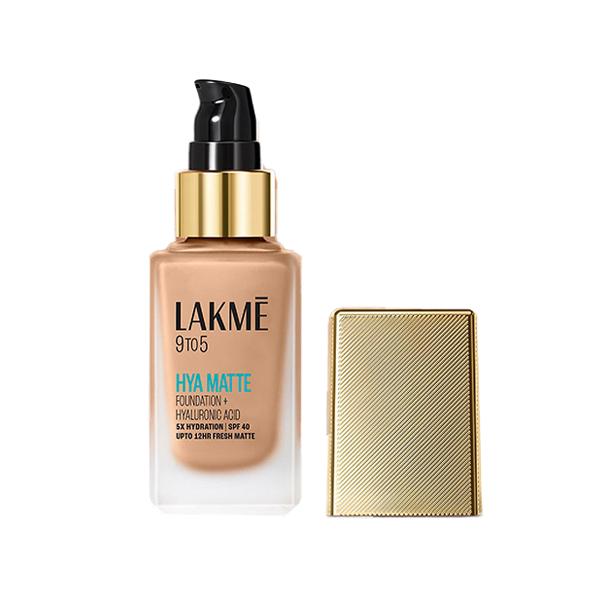Netmeds | Lakme 9To5 Hya Matte Foundation + Hyaluronic Acid Neutral Medium 25 ml