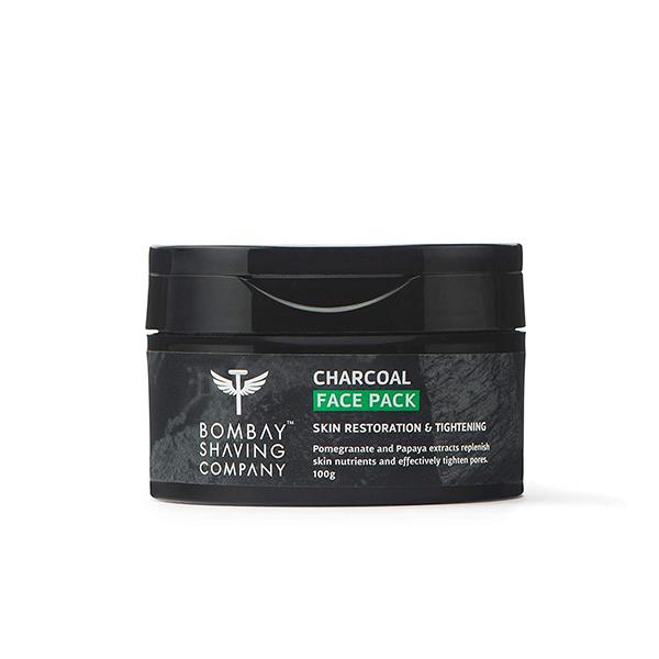 Bombay Shaving Company Skin Restoration & Tightening Face Pack - Charcoal 100 gm - Face Packs