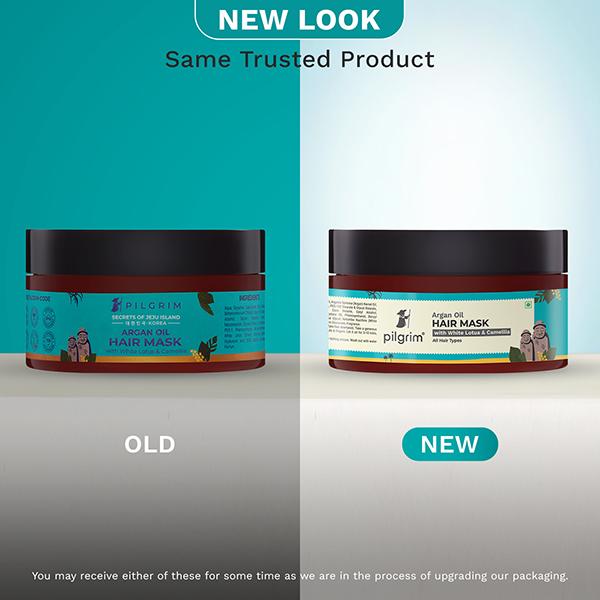 Pilgrim Argan Oil Hair Mask 200ml - Hair Masks & Packs