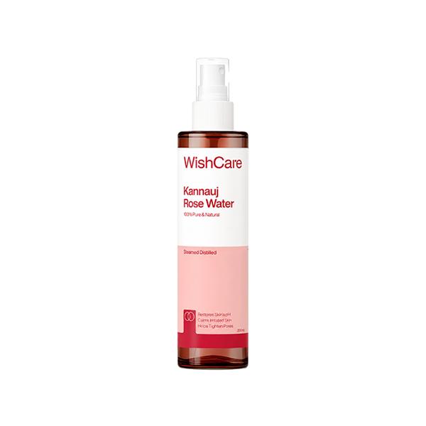 Netmeds | Wishcare 100% Pure & Natural Kannauj Rose Water Face Toner For Glowing Skin (200ml)