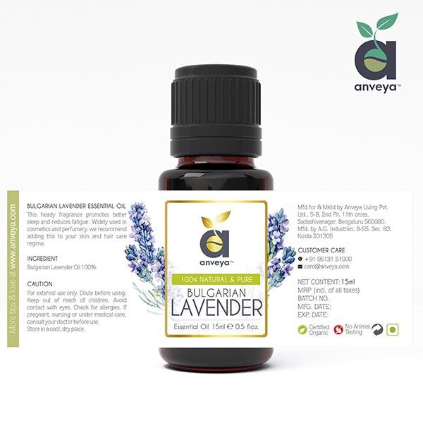 Anveya Bulgarian Lavender Essential Oil 15 ml - Essential Oils