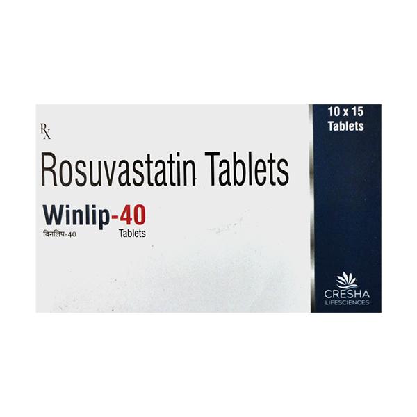 WINLIP 40 Tablet 10's - High Cholesterol-Dys