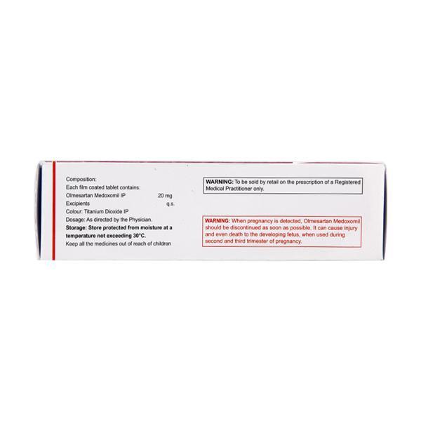 Olmin 20mg Tablet 10'S - Hypertension-Ang