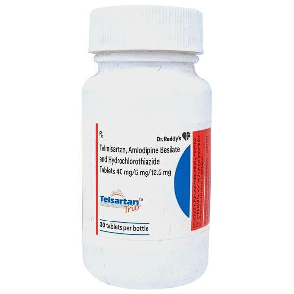 Telsartan Trio Tablet 30'S - Hypertension-Ang