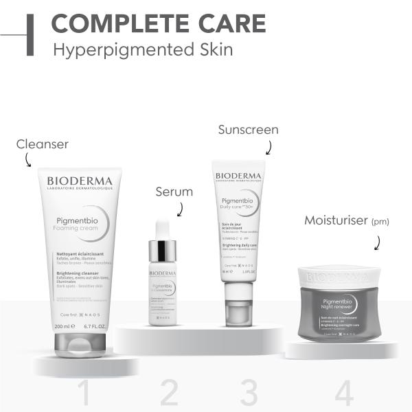 Bioderma Pigmentbio Night Renewer Brightening Overnight Cream For Skin 50 ml - Scrubs & Exfoliants