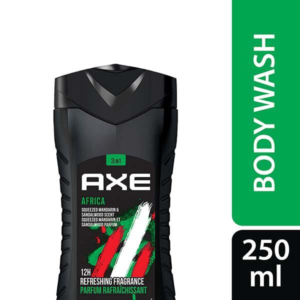Netmeds | Axe Africa 3 In 1 Body Face & Hair Wash for Men 250 ml