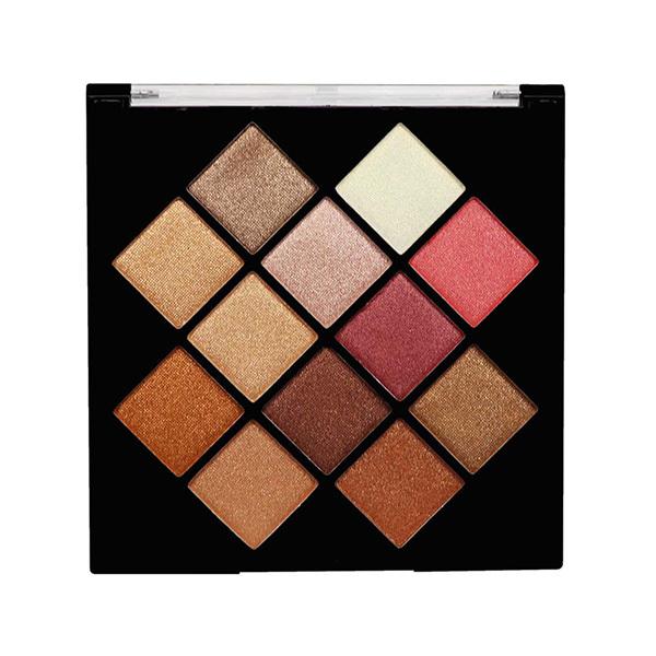 Matt Look Metallic 12 Colour Eyeshadow Palette, Multicolor - 03 20 gm - Eye Shadow Palettes