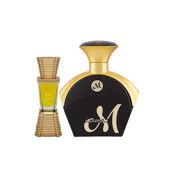 Ajmal Selfie Concentrated Perfume Oil Woody Aromatic And Maryaj M For Her EDP Fruity Floral Perfume 100 ml - Perfumes (Edt/Edp)