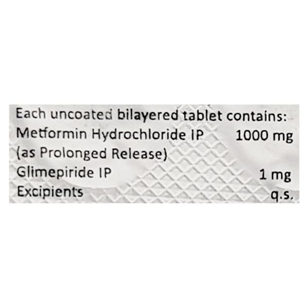Obimet GX Forte 1mg Tablet 10'S - Diabetes-Ant