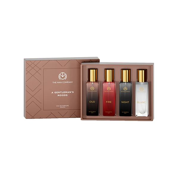 Netmeds | The Man Company A Gentleman's Moods Premium Fragrance Gift Set 20ml each 4's