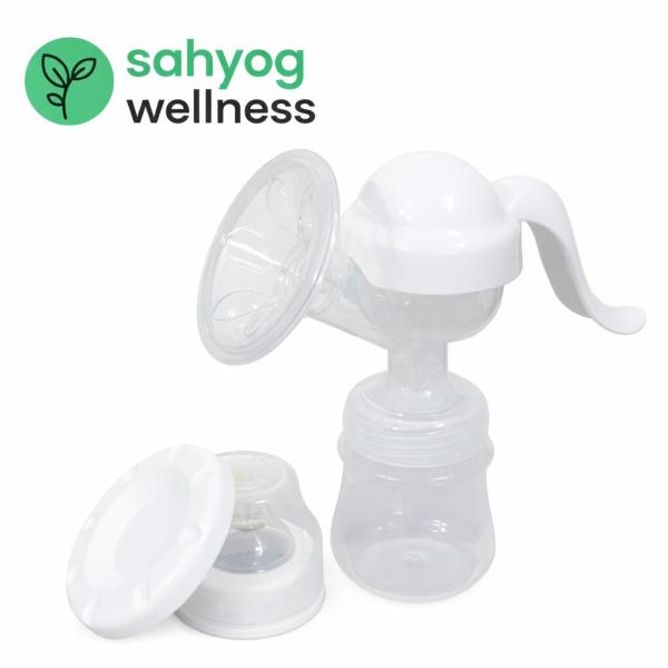Netmeds | Sahyog Wellness Manual Breast Pump for Painless Breast Milk Expression (White) 1 s