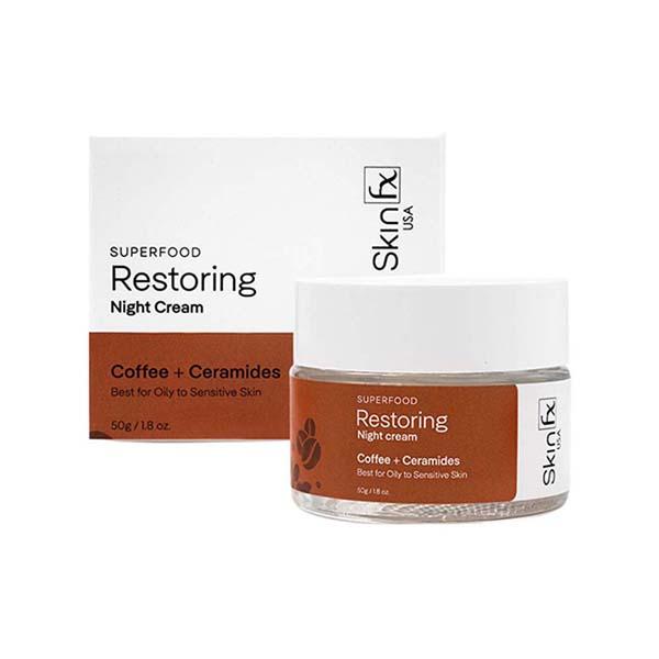 Skin Fx Superfood Restoring Night cream for Glowing Skin Oily Skin,Anti Wrinkle Night Cream 50 gm