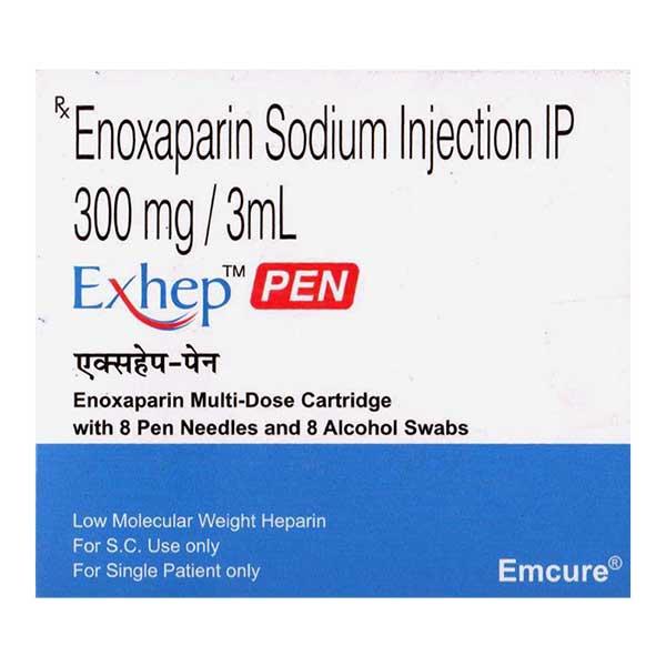 EXHEP PEN 300 Cartridge 3ml - Blood Clot-Ant