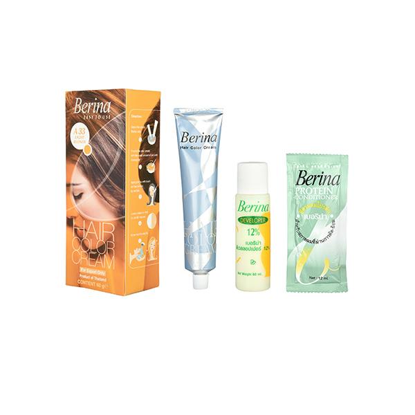 Berina A33 Light Blonde Hair Color Cream 60 gm - Crème