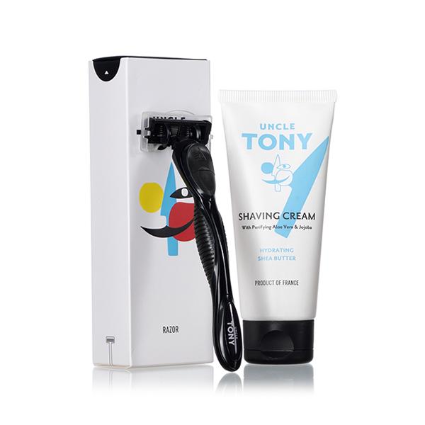 Netmeds | Uncle Tony Shaving Sets (Black) 300's