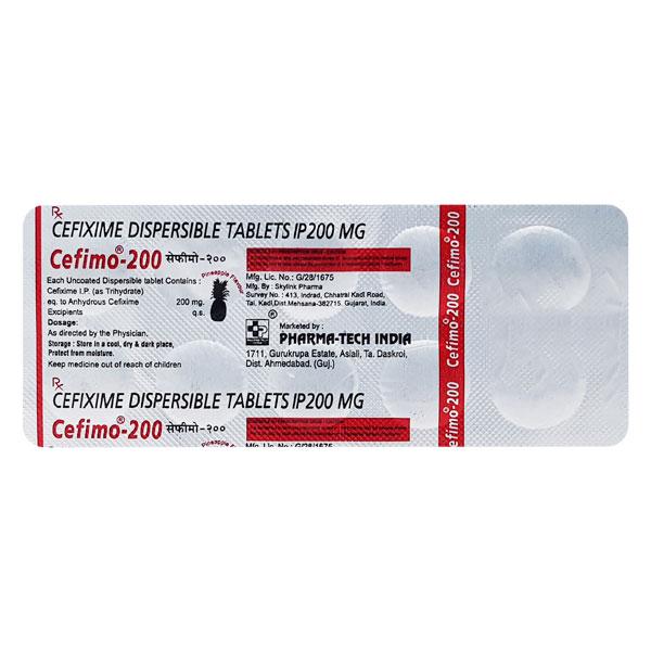 CEFIMO 200mg Tablet 10's - Bacterial Infections-Cep