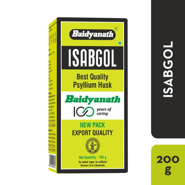 Baidyanath Isabgol Psyllium  Husk Powder 100g - Digestive Care