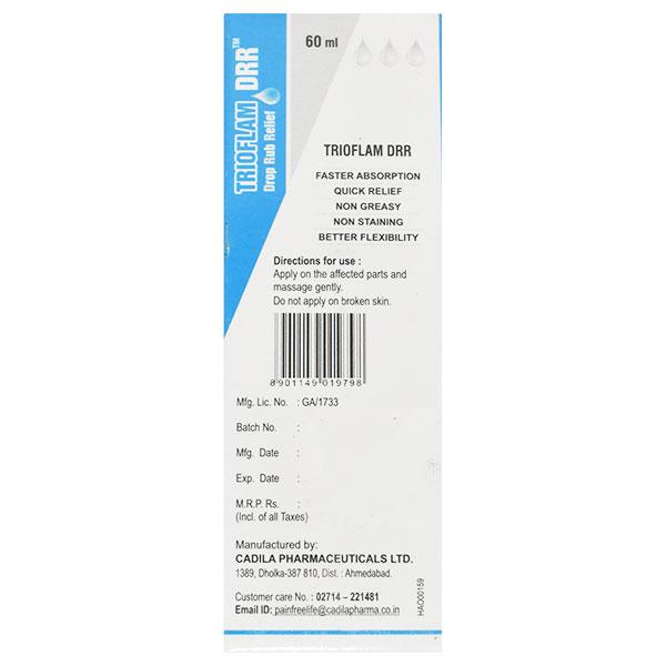 Trioflam Drr Rub Relief Drops 60ml - Pain relief-Ano