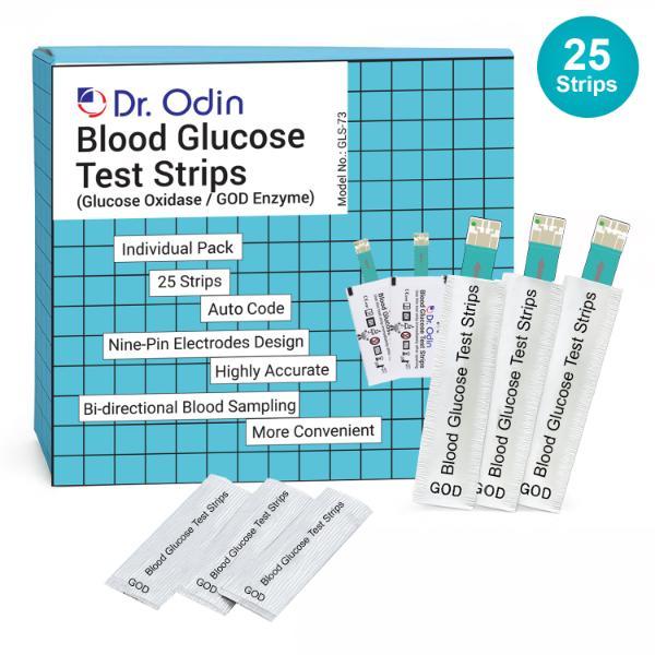 Dr. Odin Blood Glucose Test Strips - (GOD) (GLS-73) 25's - Blood Glucose Monitors/Strips