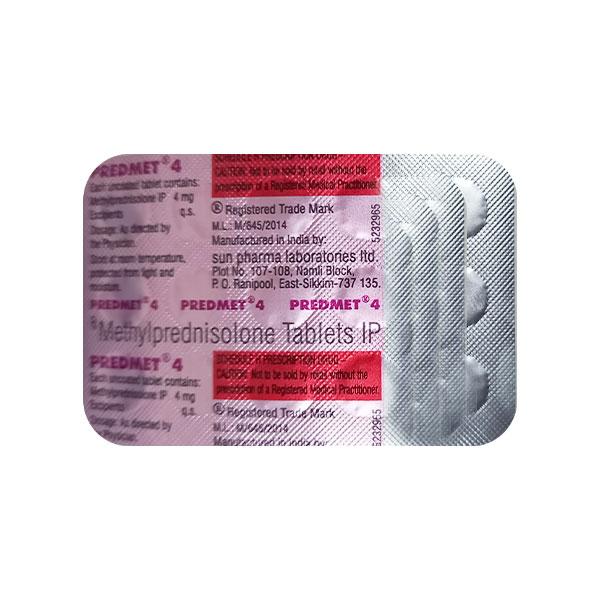 Netmeds | PREDMET 4 Tablet 15's