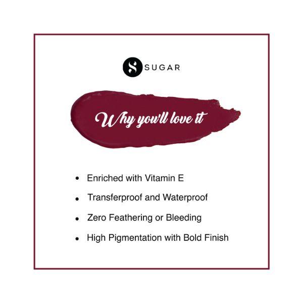 Sugar Cosmetics Smudge Me Not Liquid Mini Lipstick 30 Peony Genie 1.1 ml - Liquid Lipsticks