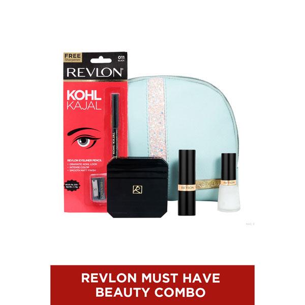 Netmeds | Revlon Must Have Beauty Combo + Makeup Storage Pouch 25 g