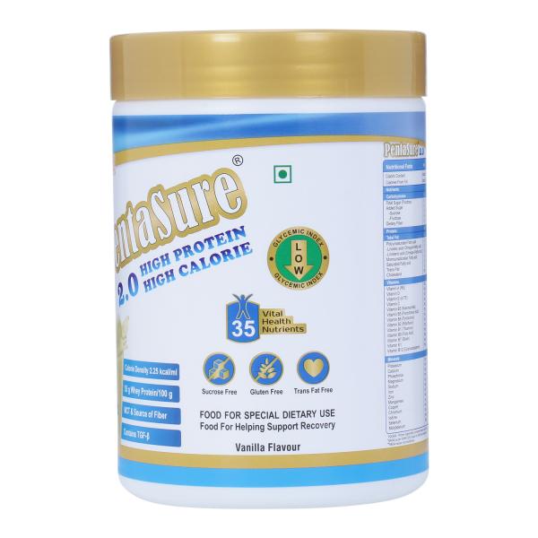 PentaSure 2.0 High Protein High Calorie Powder - Vanilla Flavour 400 g - Daily Health Drinks