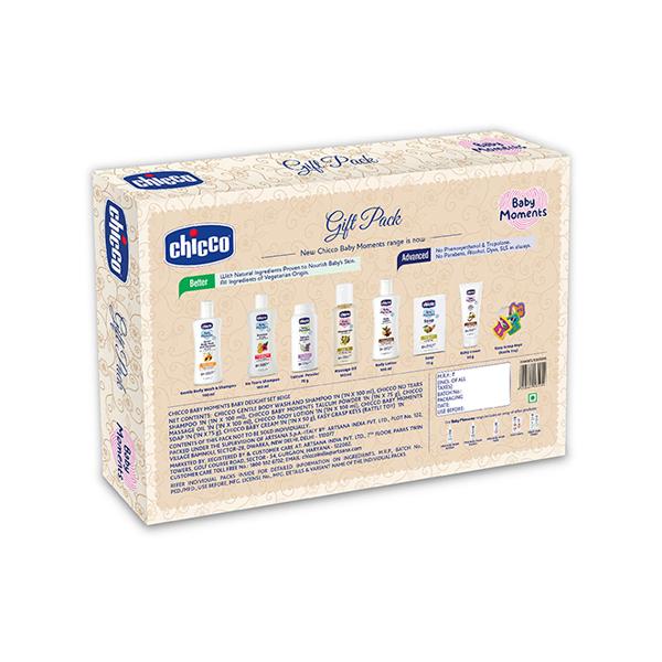 Chicco Baby Moments Baby Delight Set Beige 100 gm - Creams, Lotions & Oils