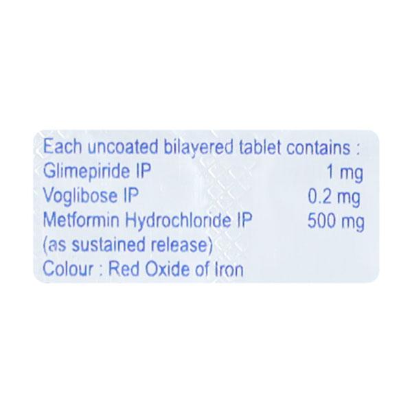 Metffil Vg1 Tablet 15'S - Diabetes-Ant