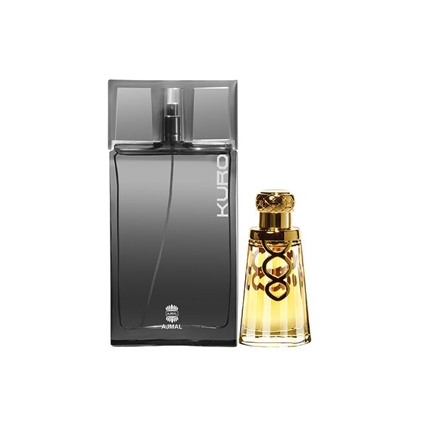 Ajmal Kuro EDP Aromatic Spicy Perfume And Khallab EDP Woody Oudh Perfume 140 ml - Perfumes (Edt/Edp)