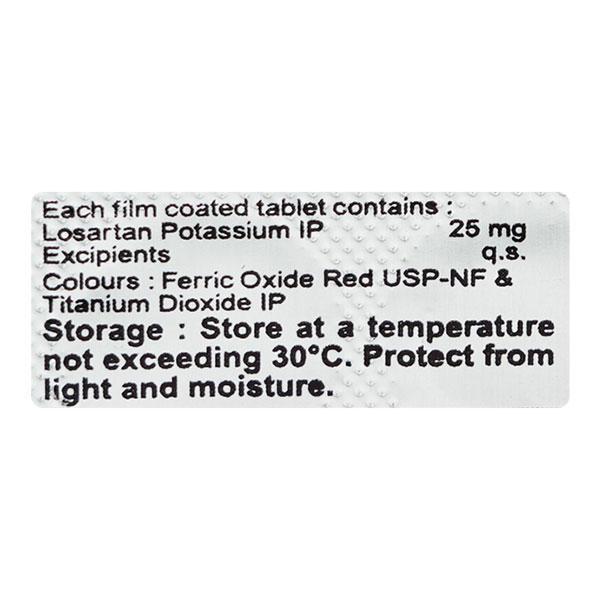 Losakind 25mg Tablet 10'S - Hypertension-Ang