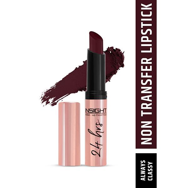 Netmeds | Insight Make-Up Essential 24 Hrs Non Transfer Matte Lipstick (LL-03) - Always Classy (22) 3gm