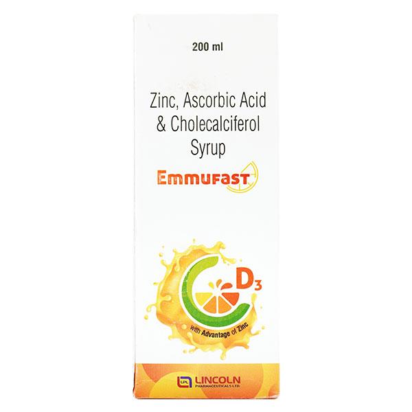 EMMUFAST ORANGE FLAVOUR Syrup 200ml