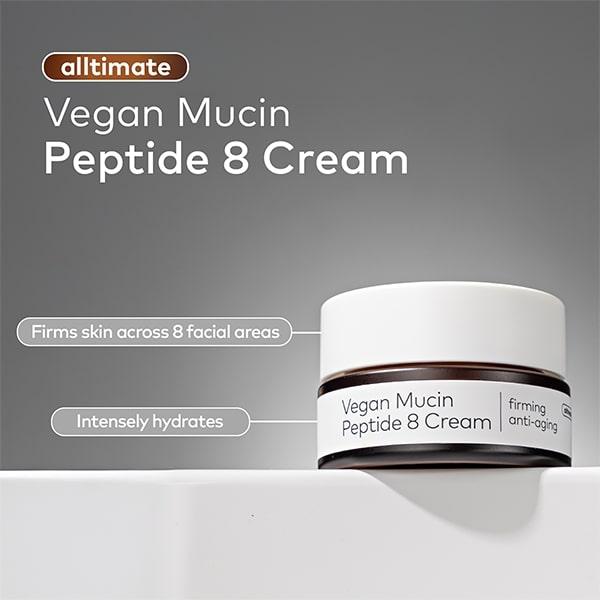 The Face Shop Alltimate Vegan Mucin Peptide 8 Cream 50 ml - Face Moisturizers