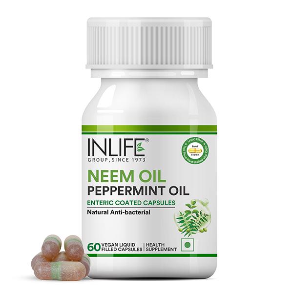 Netmeds | INLIFE Neem & Peppermint Oil Veg Capsule 60's