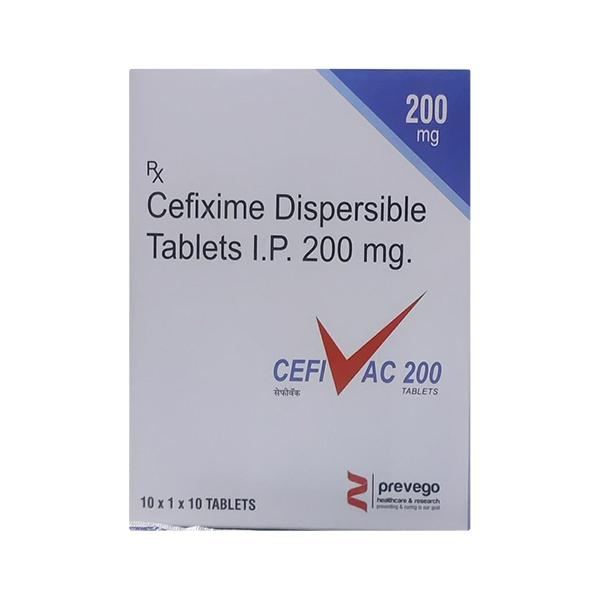 CEFIVAC 200 Dispersible Tablet 10's - Bacterial Infections-Cep