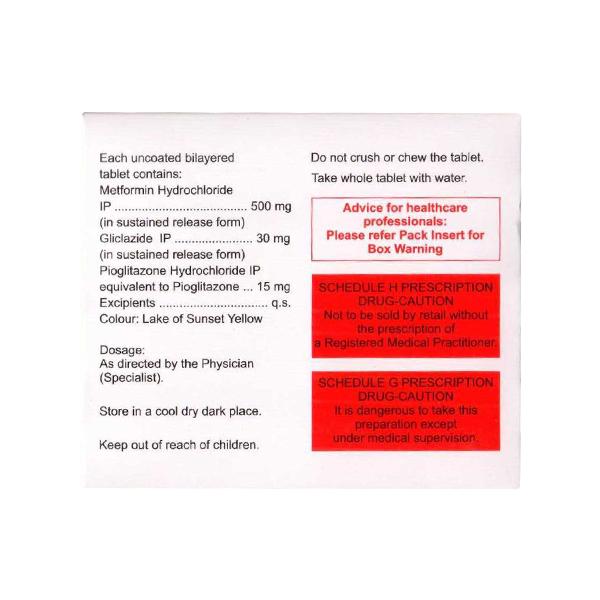 GLYCINORM TOTAL 30 Tablet 15's - Diabetes-Ant