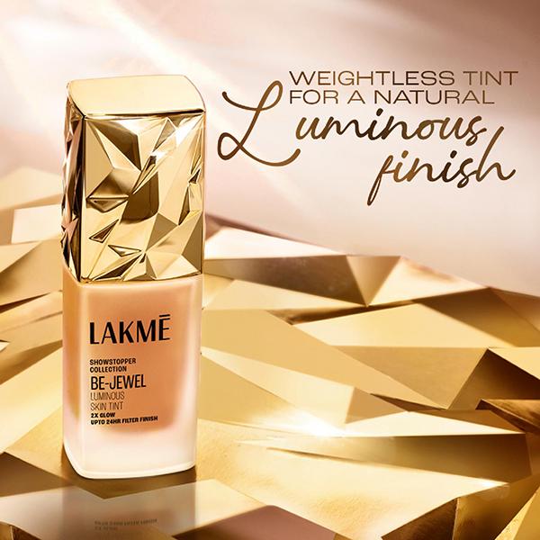 Lakme Be-Jewel Luminous Skin, Up To 2X Luminous Glow, Tint Cool Cocoa 25 ml - Foundation