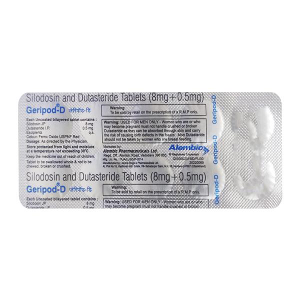 GERIPOD D Tablet 10's - Bladder And Prostate Disorders-Dru