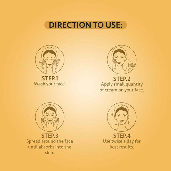 Berina Go Glow By Berina Sandal & Turmuric Extract Face Cream 500 ml - Face Creams