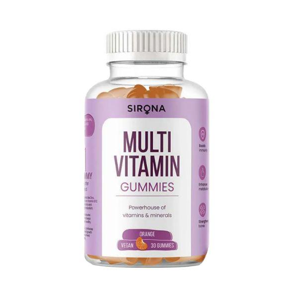 Sirona Multivitamin Orange Flavoured Gummies for Women (Pack of 30) 1's - Multi-Vitamins