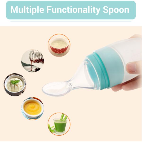 R for Rabbit First Feed Feeding Spoon - Blue 1's - Feeding & Nursing