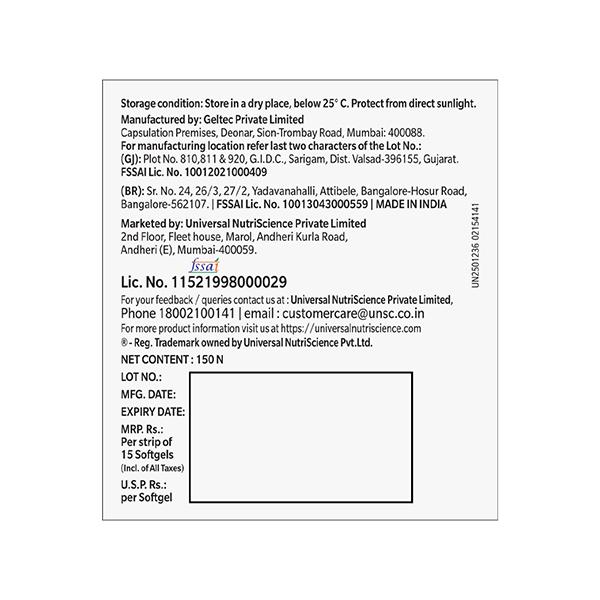 E COD MG Softgel 15's - Supplements-Vam