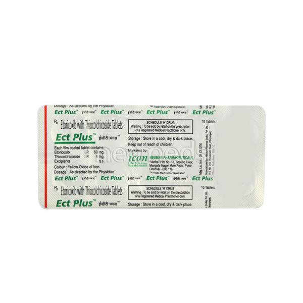 ECT Plus Tablet 10'S - Muscle Cramps/Spasticity-Mus