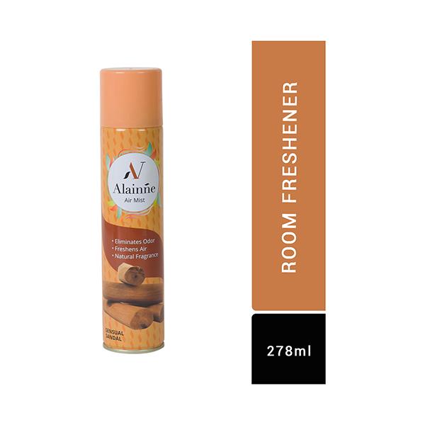 Netmeds | Alainne Air Mist Sensual Sandal Air Freshener 278 ml
